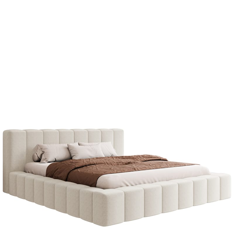 Orvinel Sengeramme 180x200 cm med Oppbevaring, Hvit