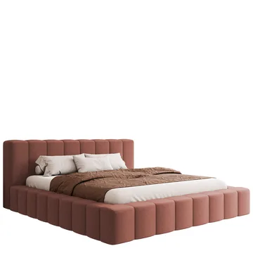 Orvinel Sengeramme 200x200 cm med Oppbevaring - Rosa - Møbler - Senger - Senger med oppbevaring