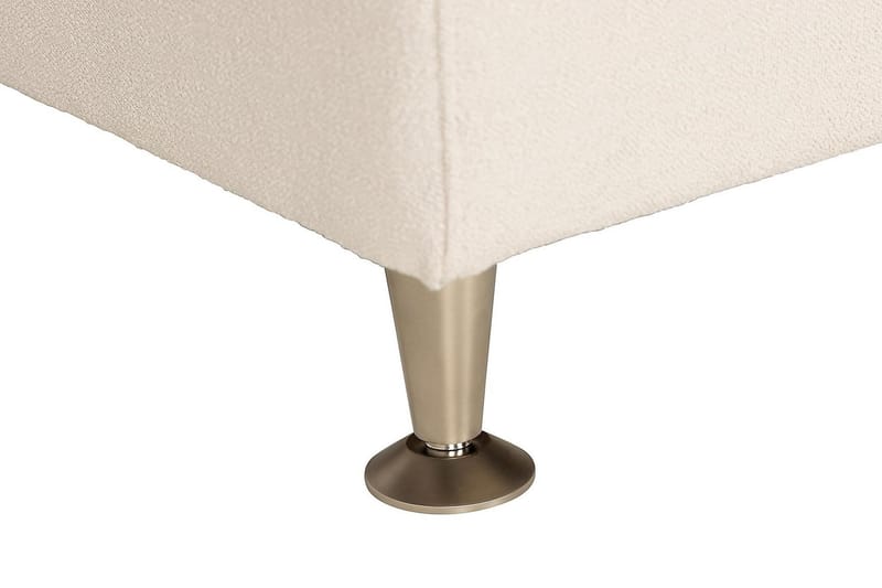 Oslo Luksus Komplett Seng Pakke Kontinentalseng 180x200 cm med sengegavl - Beige / Lys - Møbler - Senger - Kontinentalsenger