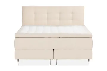 Sengegavl Knapper - Lys beige