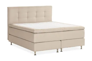 Oslo Lyx Kontinentalseng 160x200 cm - Beige - Møbler - Senger - Kontinentalsenger