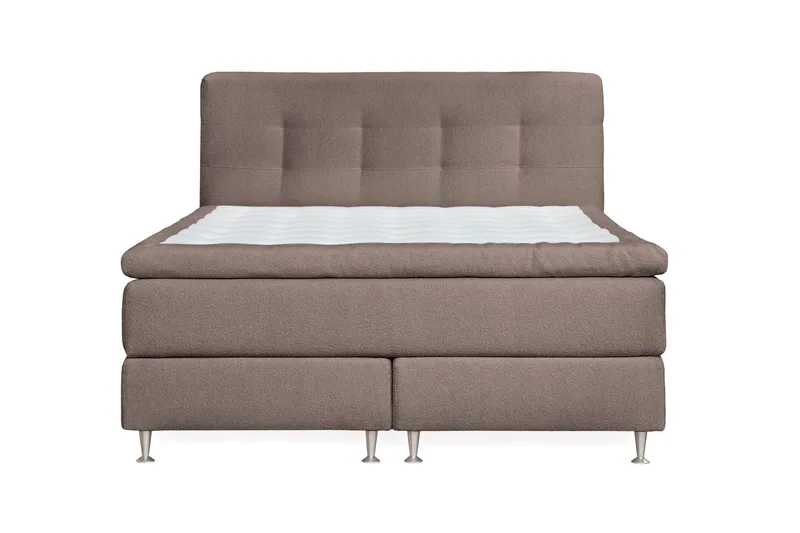 Oslo Lyx Kontinentalseng 160x200 cm - Lys brun - Møbler - Senger - Kontinentalsenger