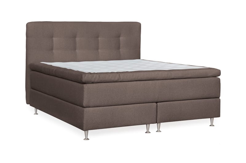 Oslo Lyx Kontinentalseng 160x200 cm - Lys brun - Møbler - Senger - Kontinentalsenger