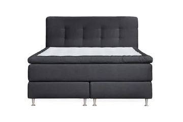 Oslo Lyx Kontinentalseng 160x200 cm - Svart - Møbler - Senger - Kontinentalsenger