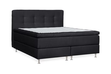 Oslo Lyx Kontinentalseng 160x200 cm - Svart - Møbler - Senger - Kontinentalsenger