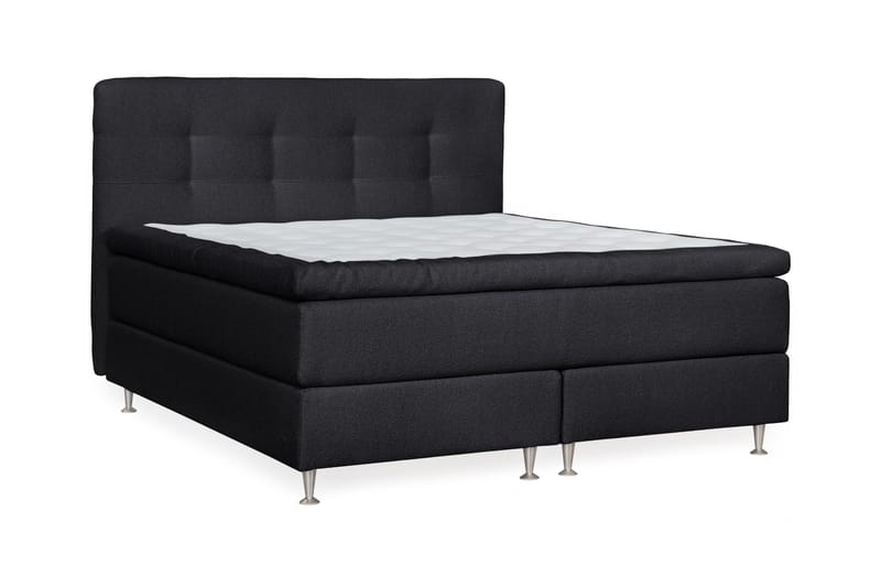 Oslo Lyx Kontinentalseng 160x200 cm - Svart - Møbler - Senger - Kontinentalsenger