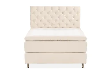 Sengegavl Dypheftet - Lys Beige