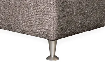 Oslo Lyx Sengpakke Kontinentalseng 120x200 cm Curved Sengegavl - Lys brun - Møbler - Senger - Kontinentalsenger