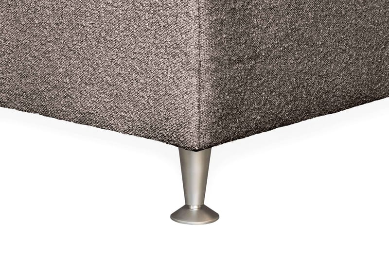 Oslo Lyx Sengpakke Kontinentalseng 120x200 cm Curved Sengegavl - Lys brun - Møbler - Senger - Kontinentalsenger