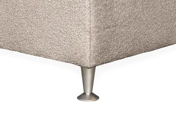 Oslo Lyx Sengpakke Kontinentalseng 140x200 cm Curved Sengegavl - Beige - Møbler - Senger - Enkeltsenger