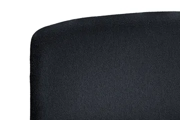 Oslo Lyx Sengpakke Kontinentalseng 140x200 cm Curved Sengegavl - Svart - Møbler - Senger - Kontinentalsenger