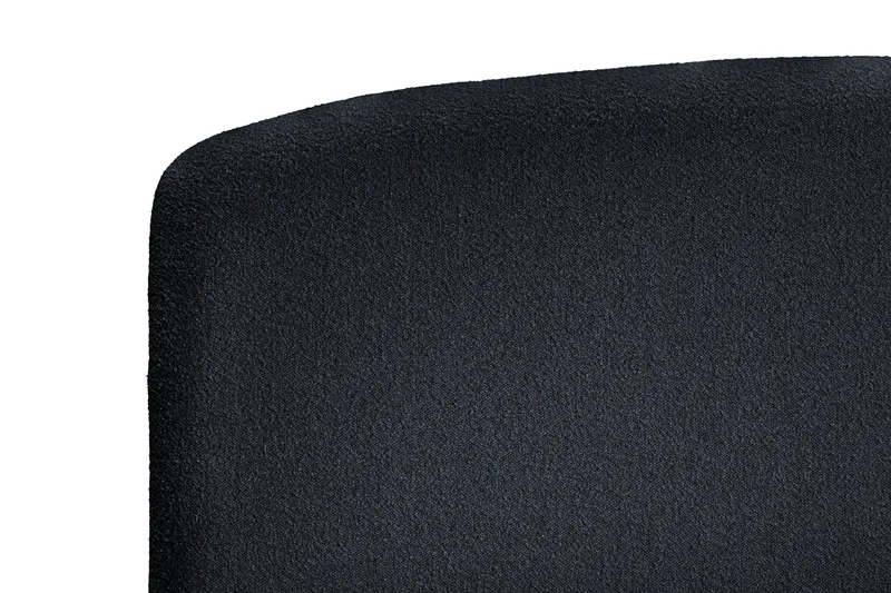 Oslo Lyx Sengpakke Kontinentalseng 160x200 cm Curved Sengegavl - Svart - Møbler - Senger - Kontinentalsenger