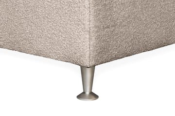 Oslo Lyx Sengpakke Kontinentalseng 180x200 cm Curved Sengegavl - Beige - Møbler - Senger - Kontinentalsenger