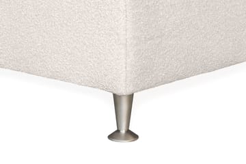 Oslo Lyx Sengpakke Kontinentalseng 180x200 cm Curved Sengegavl - Lys beige - Møbler - Senger - Kontinentalsenger