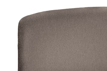 Oslo Lyx Sengpakke Kontinentalseng 180x200 cm Curved Sengegavl - Lys brun - Møbler - Senger - Kontinentalsenger
