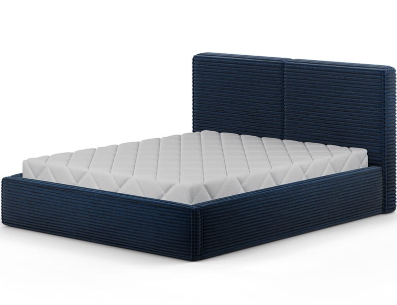 Pesillo sengeramme med oppbevaring 140x200 cm, svart