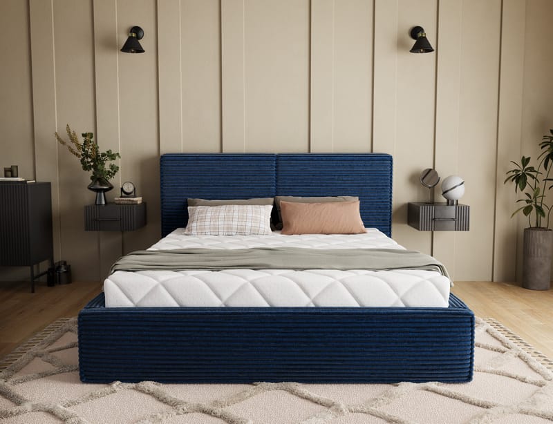 Pesillo sengeramme med oppbevaring 140x200 cm - svart - Møbler - Senger - Senger med oppbevaring