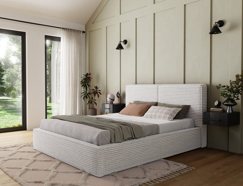 Pesillo sengeramme med oppbevaring 140x200 cm - svart - Møbler - Senger - Senger med oppbevaring