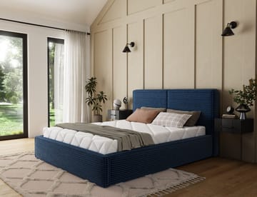 Pesillo sengeramme med oppbevaring 140x200 cm - svart - Møbler - Senger - Senger med oppbevaring