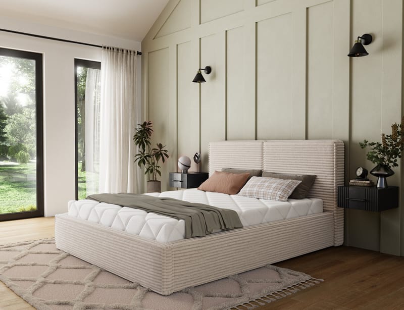 Pesillo sengeramme med oppbevaring 160x200 cm - svart - Møbler - Senger - Senger med oppbevaring