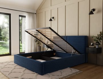 Pesillo sengeramme med oppbevaring 160x200 cm - svart - Møbler - Senger - Senger med oppbevaring