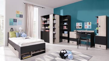 Planeta Møbelsett for Soverom med Belysning - Møbler - Senger - Møbelsett til soverom