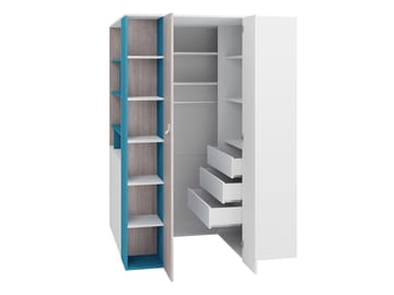 Planeta Møbelsett for Soverom med Belysning - Møbler - Senger - Møbelsett til soverom