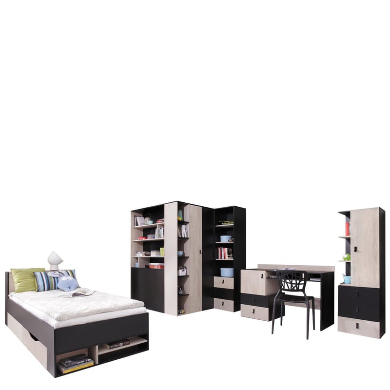 Planeta Møbelsett for Soverom med Belysning