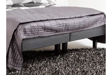 Prime Komplett Sengepakke 160x200 cm - Mørkegrå - Møbler - Senger - Dobbeltsenger