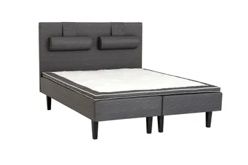 Prime Komplett Sengepakke 160x200 cm - Mørkegrå - Møbler - Senger - Dobbeltsenger