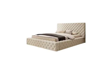 Princce Sengeramme 140x200 cm - Beige - Møbler - Senger - Senger med oppbevaring