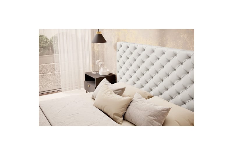 Princce Sengeramme 140x200 cm - Beige - Møbler - Senger - Senger med oppbevaring