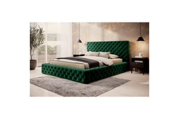 Princce Sengeramme 140x200 cm - Grå - Møbler - Senger - Senger med oppbevaring