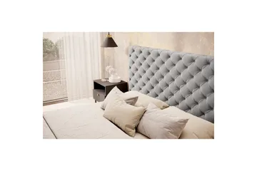 Princce Sengeramme 140x200 cm - Svart-hvit - Møbler - Senger - Senger med oppbevaring