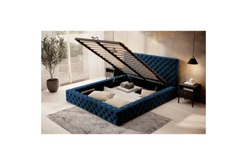 Princce Sengeramme 160x200 cm - Antrasitt - Møbler - Senger - Senger med oppbevaring