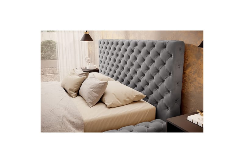 Princce Sengeramme 160x200 cm - Beige - Møbler - Senger - Senger med oppbevaring