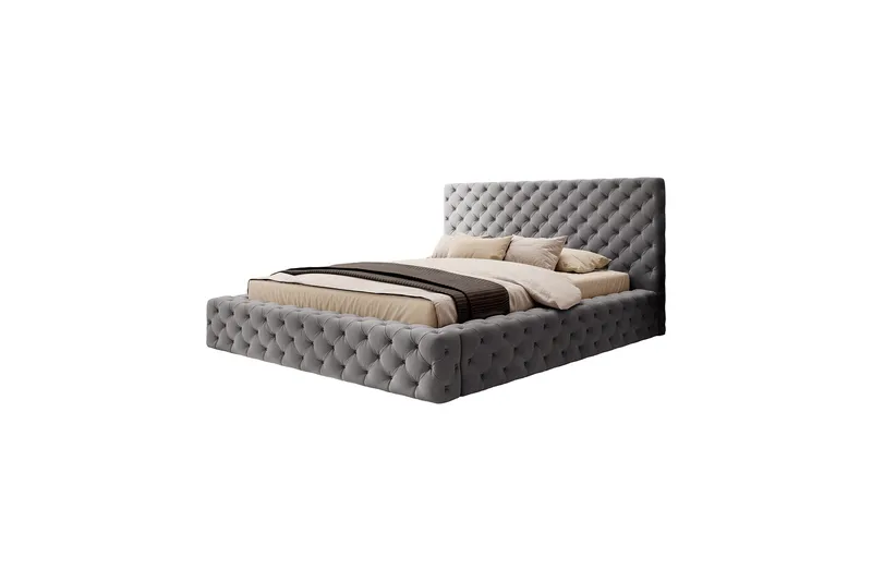 Princce Sengeramme 160x200 cm - Beige - Møbler - Senger - Senger med oppbevaring