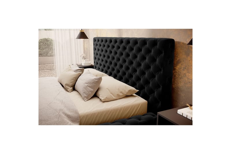 Princce Sengeramme 180x200 cm - Antrasitt - Møbler - Senger - Senger med oppbevaring