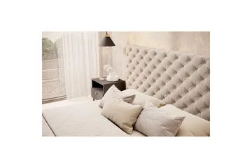 Princce Sengeramme 180x200 cm - Svart-hvit - Møbler - Senger - Senger med oppbevaring