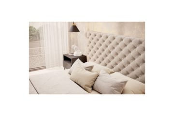 Princce Sengeramme 180x200 cm - Svart-hvit - Møbler - Senger - Senger med oppbevaring