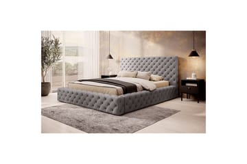 Princce Sengeramme 180x200 cm - Svart-hvit - Møbler - Senger - Senger med oppbevaring