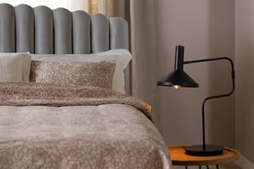 Princess Sengepakke – Kontinentalseng 160x200 cm med Sengegavl + Overmadrass - Grå - Møbler - Senger - Kontinentalsenger