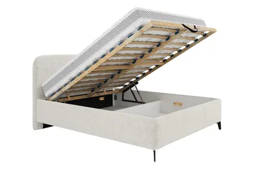 Raher Sengeramme 160x200 cm - Hvit - Møbler - Senger - Sengeramme & sengestamme