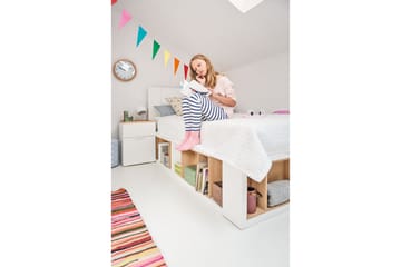 4YOU Seng 412x020 cm Hvit - VOX - Møbler - Senger - Rammeseng