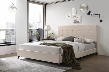 Ambassador Dobbeltseng 140x200 cm - Beige - Møbler - Senger - Rammeseng