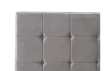 Amberta Rammeseng 140x200 cm - Fløyel/Grå - Møbler - Senger - Sengeramme & sengestamme