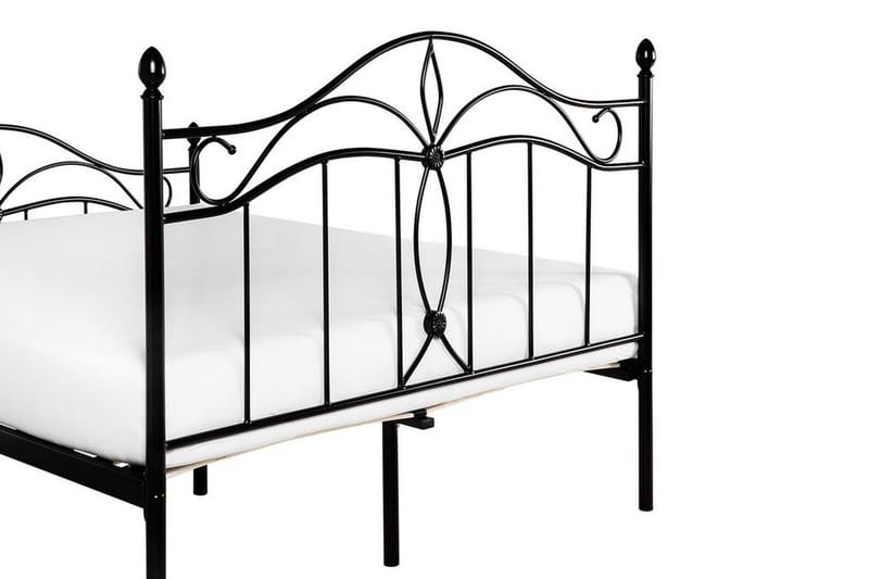 Antlia RamSeng 140x200 cm - Svart - Møbler - Senger - Sengeramme & sengestamme