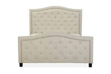 Aurel Dobbeltseng 160 | 200 cm - Beige - Møbler - Senger - Rammeseng