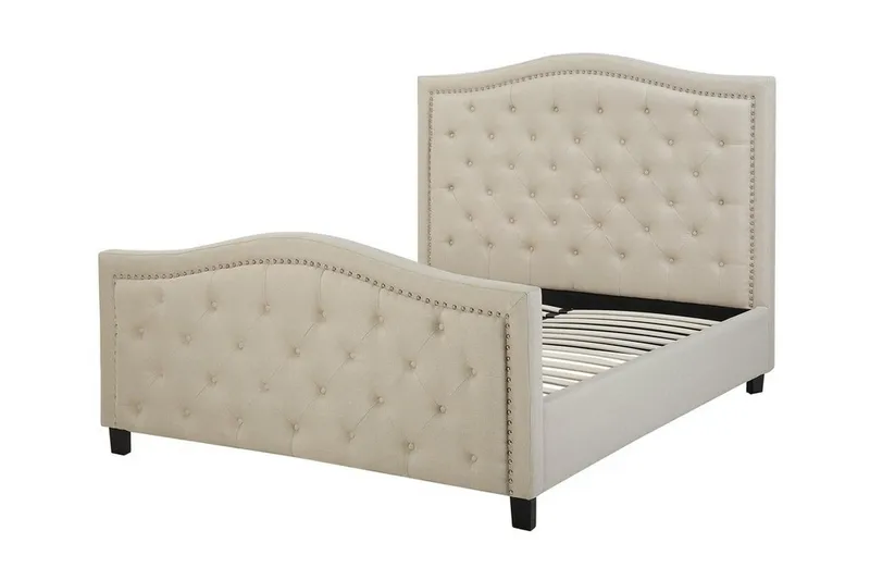 Aurel Dobbeltseng 160 | 200 cm - Beige - Møbler - Senger - Rammeseng
