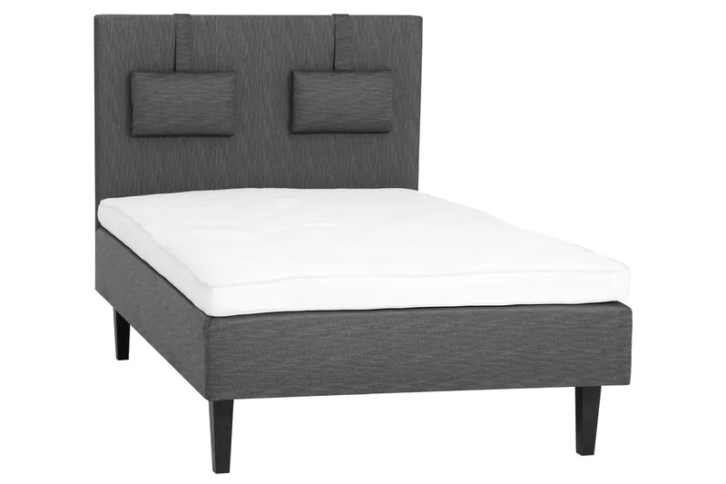 Basic Rammeseng 120x200 Ancona - Grå - Møbler - Senger - Enkeltsenger